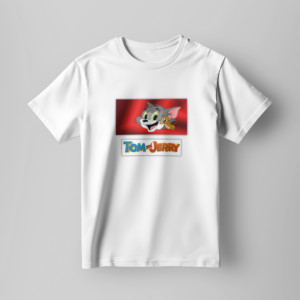 tom and jerry printed t shirt